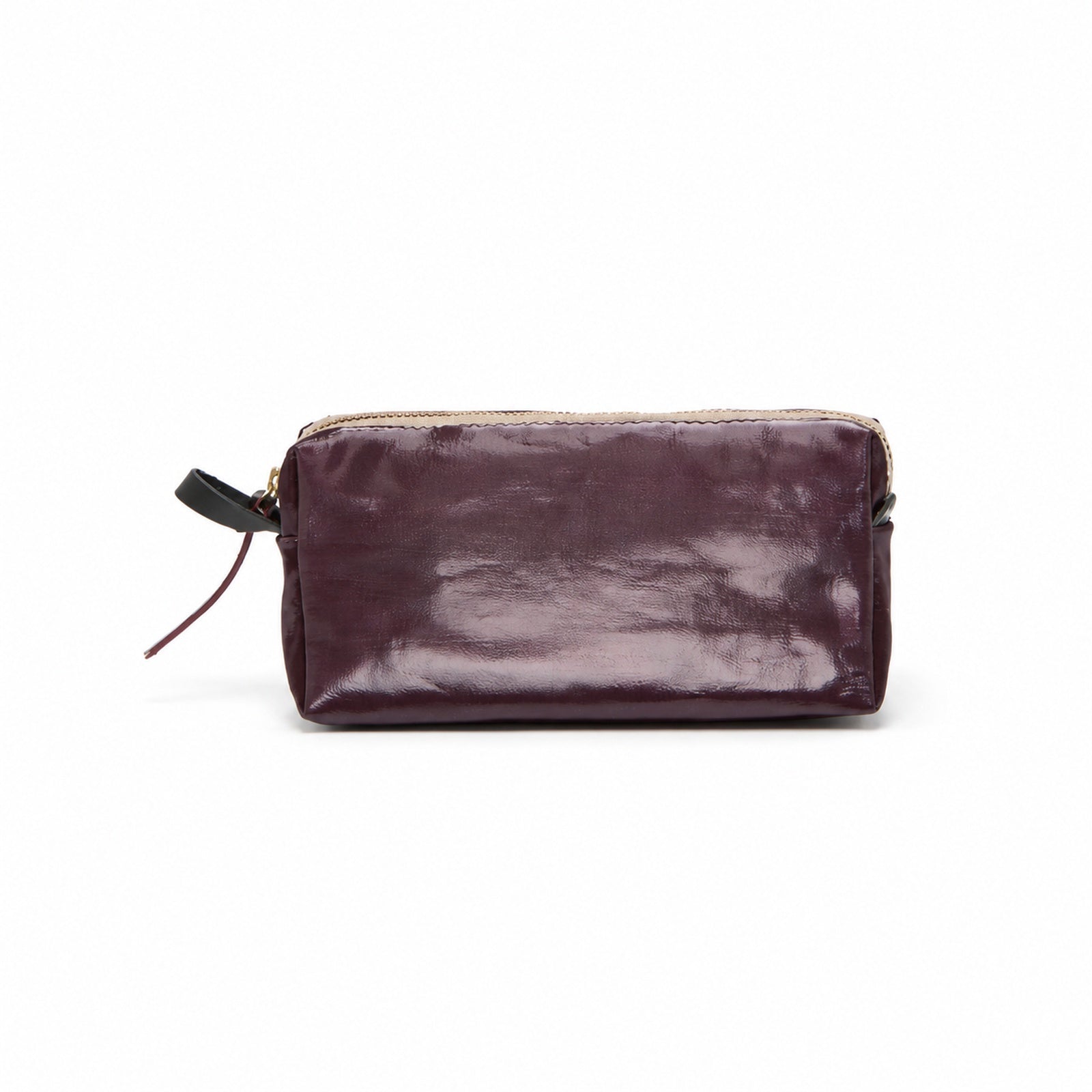 Blush Linen Cosmetic Bag - Wine
