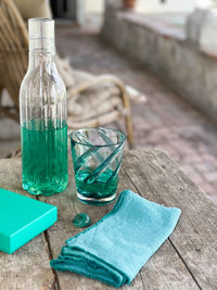 Fiorira Resin Tumbler Turquoise Swirl