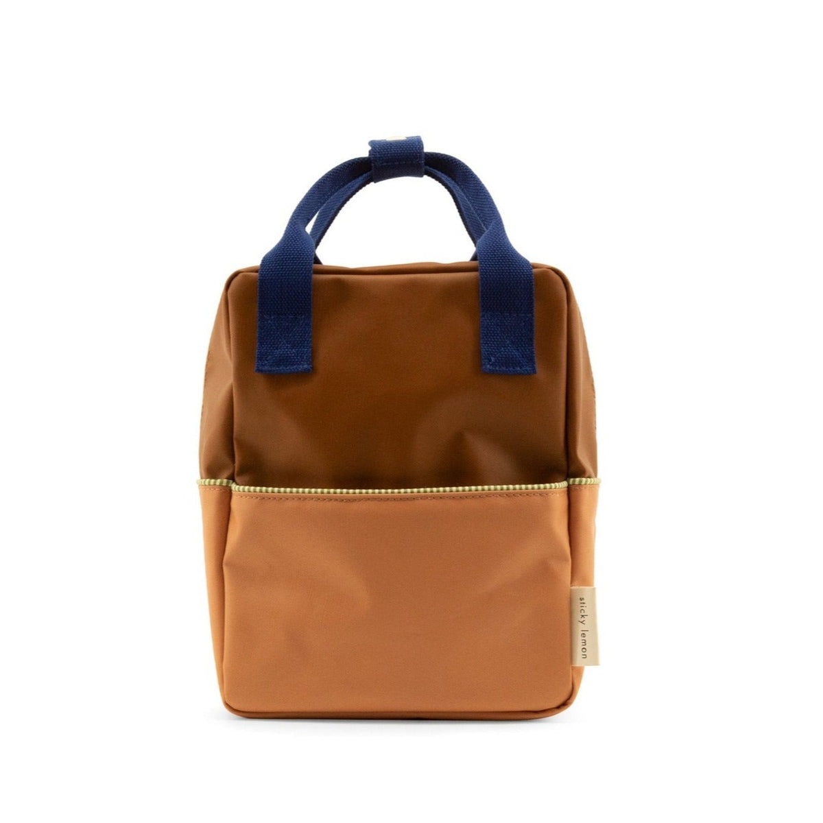 Kids Small Backpack - Brown and Blue
