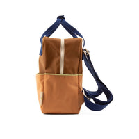 Small Backpack - Brown and Blue
