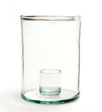 Hurricane Vase Large - Clear