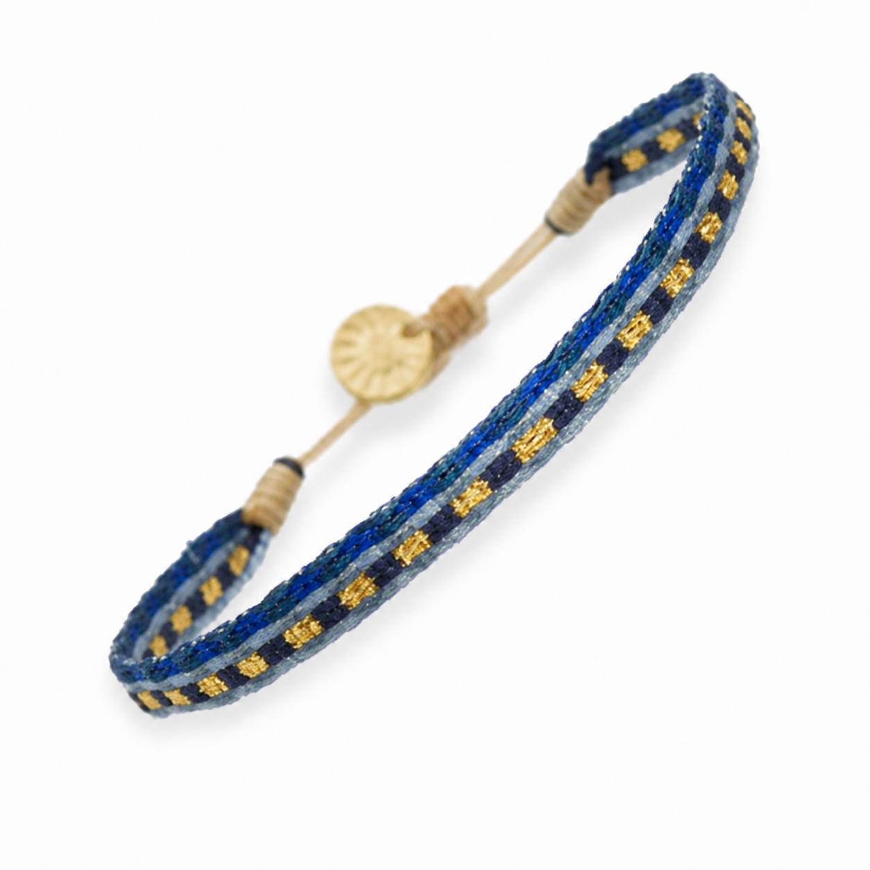 Argantina 120 Bracelet Navy Blue Gold