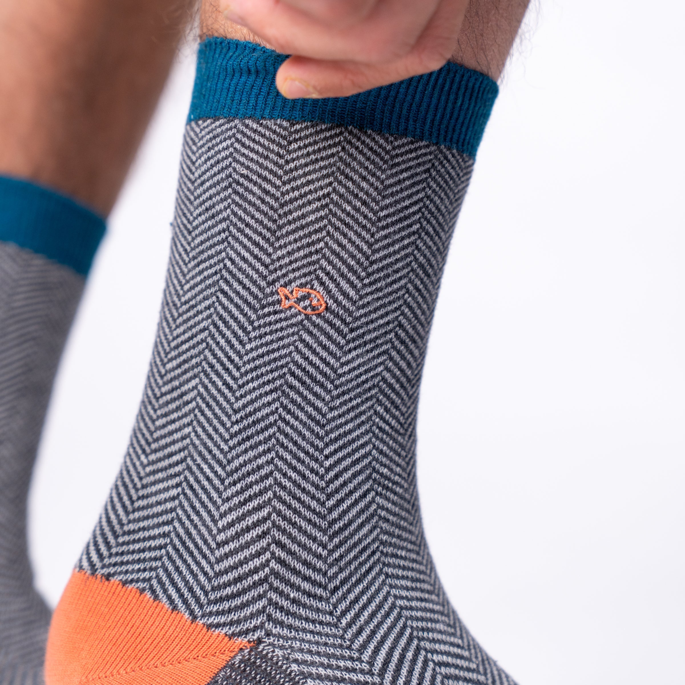 Herringbone Socks - Mirage