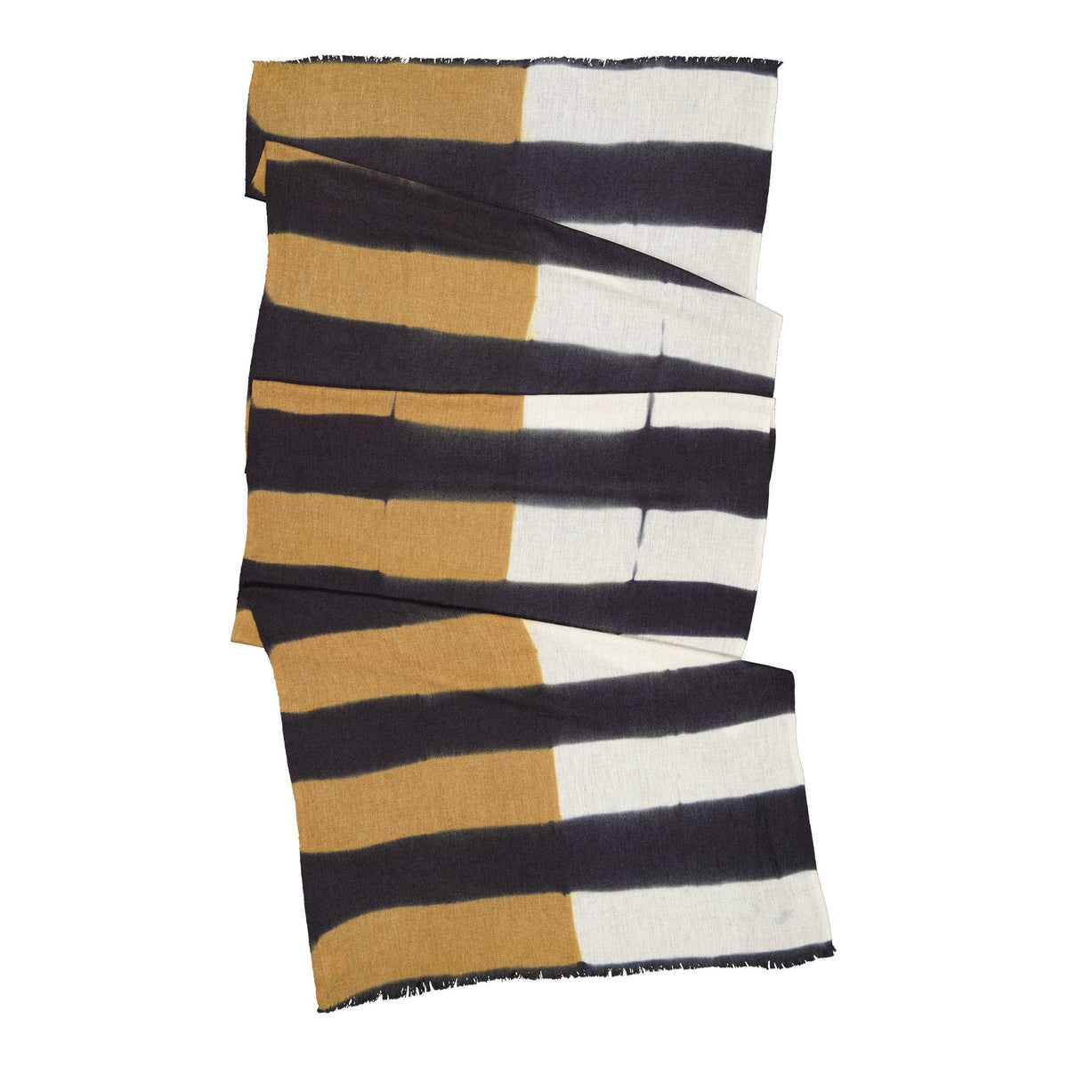 Merino Scarf DEODAT - Gold & Black