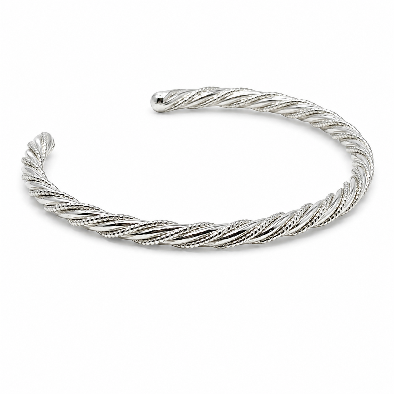 Hanka Twist Bracelet - Silver