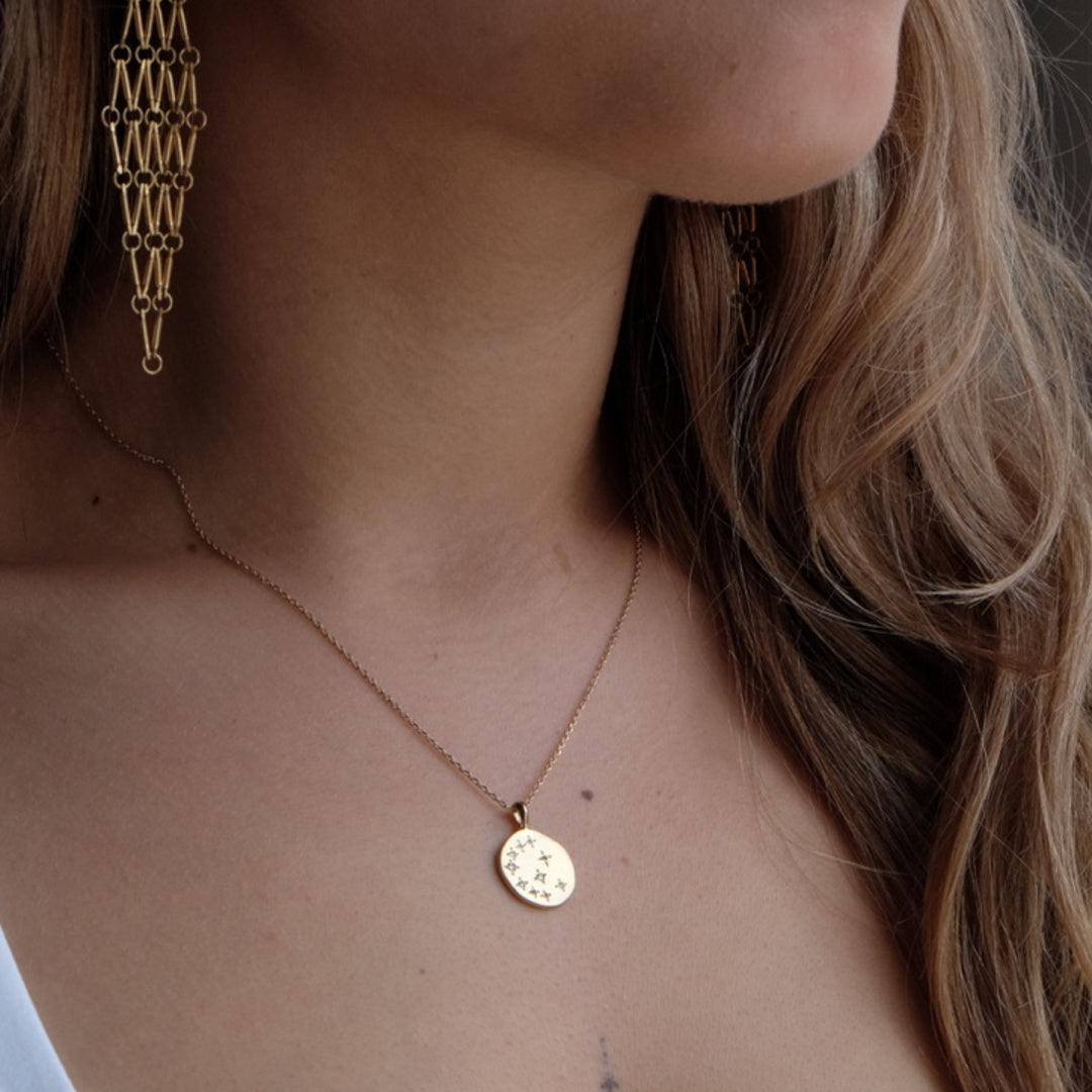 Hope Medallion Necklace - Moonlight