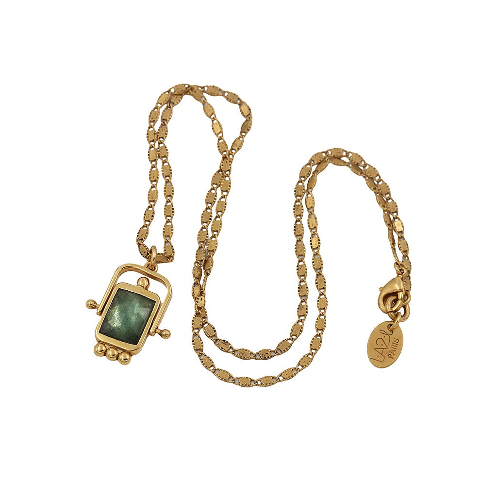 Pivot Strength Necklace - Blue Tourmaline