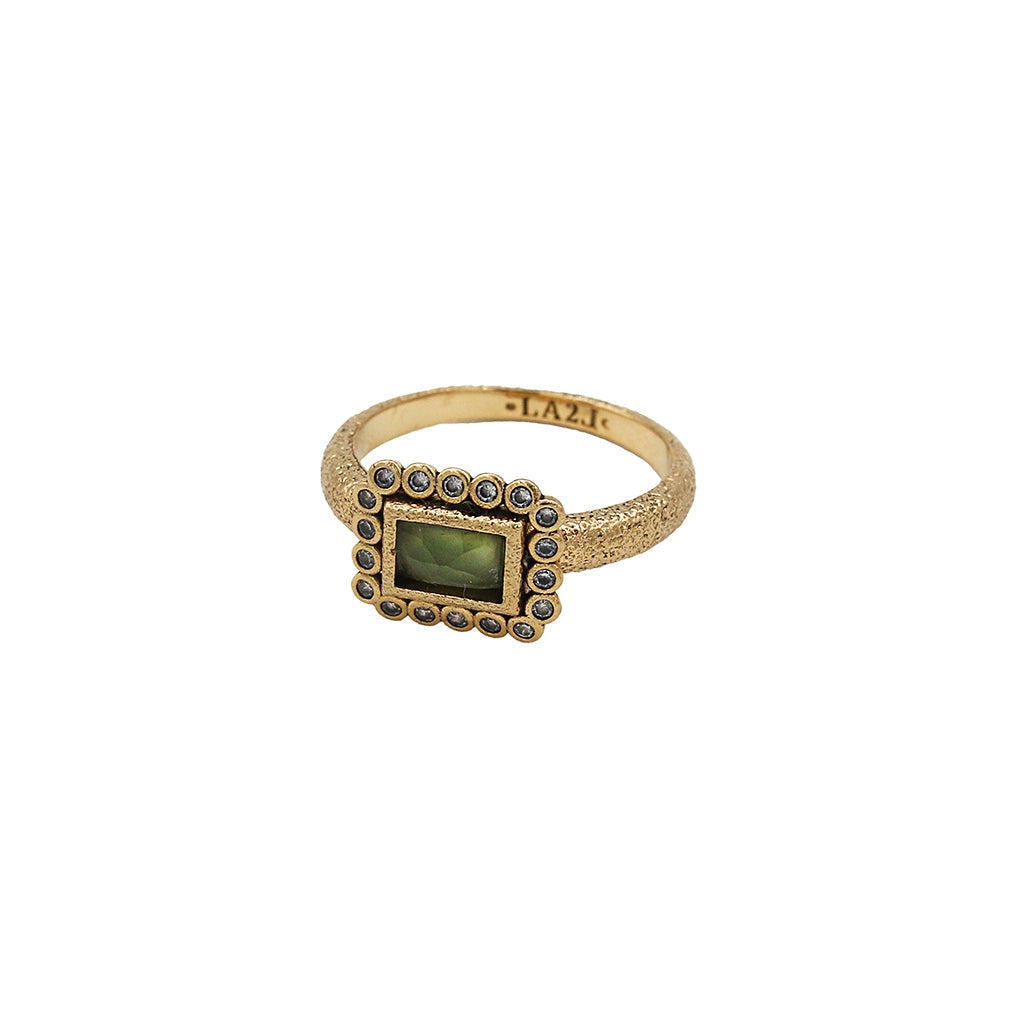 Sacha Rhinestone Ring - Serpentine