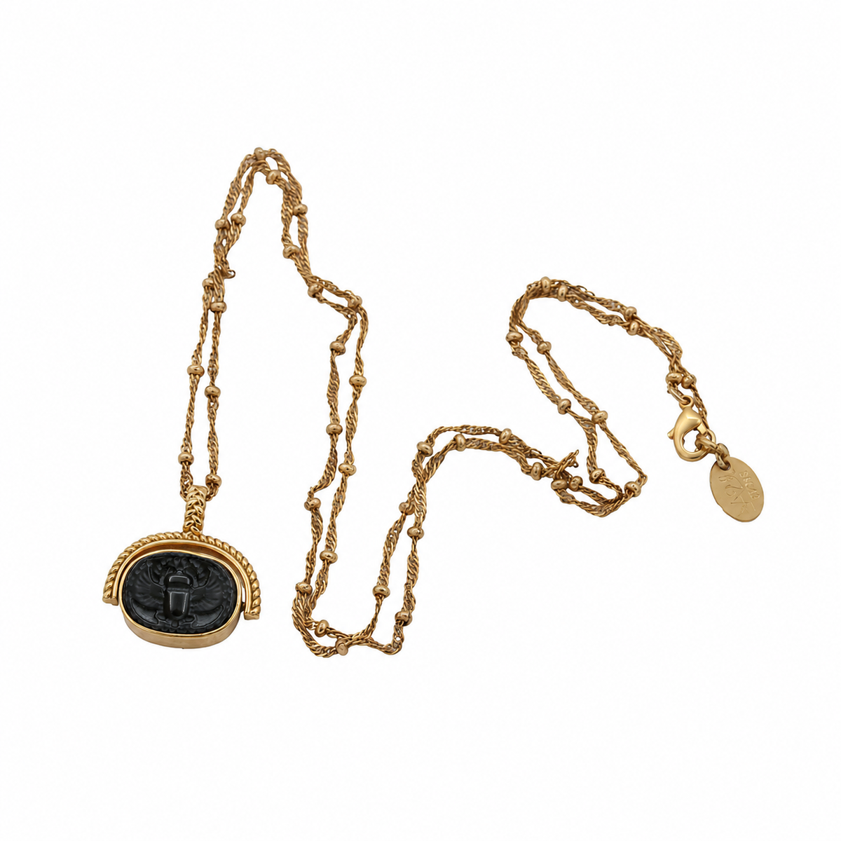 Zana Pivot Necklace - Onyx