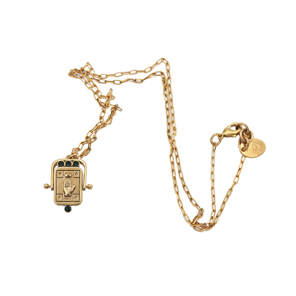Pivot Strength Necklace - Blue Tourmaline