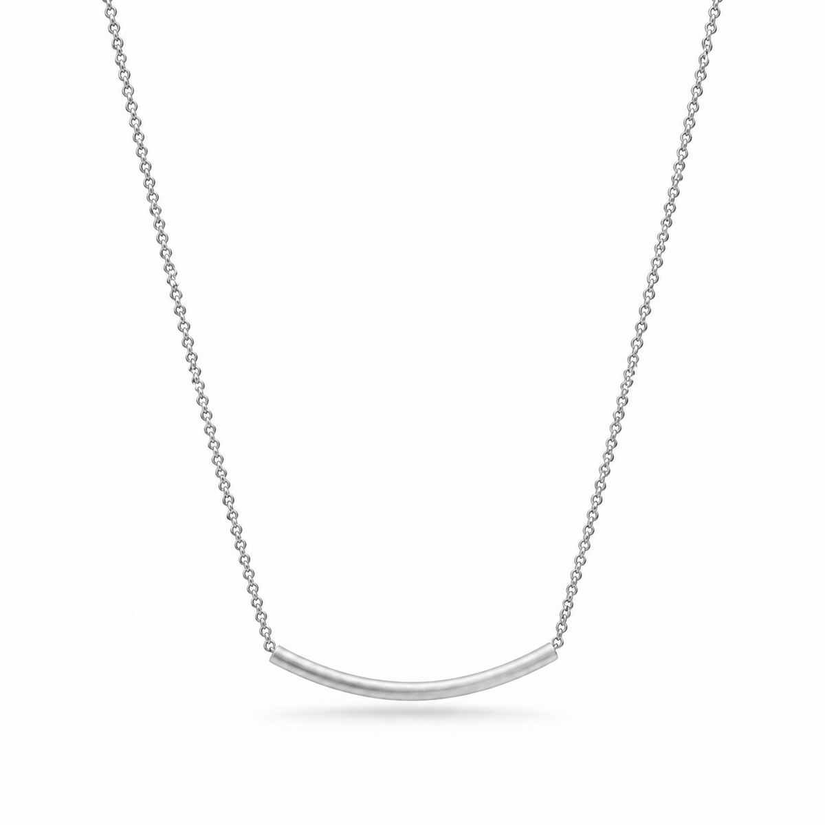 London "U" Necklace - Silver
