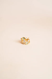 Radzi Ring Green Amethyst