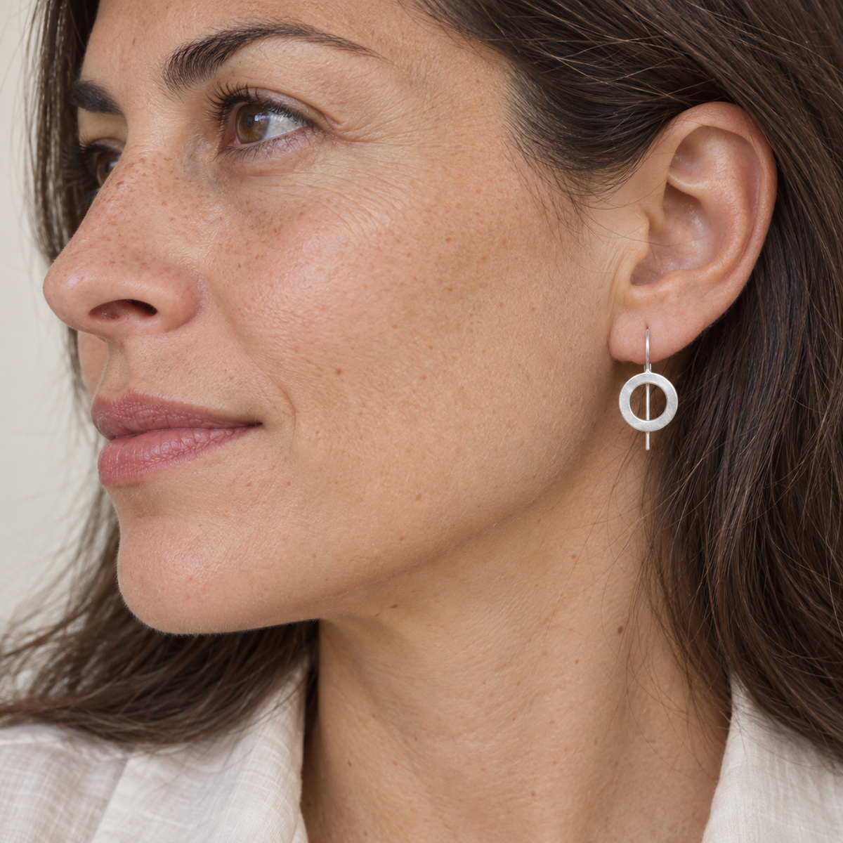 Aretes Hippies Small Earrings Silver