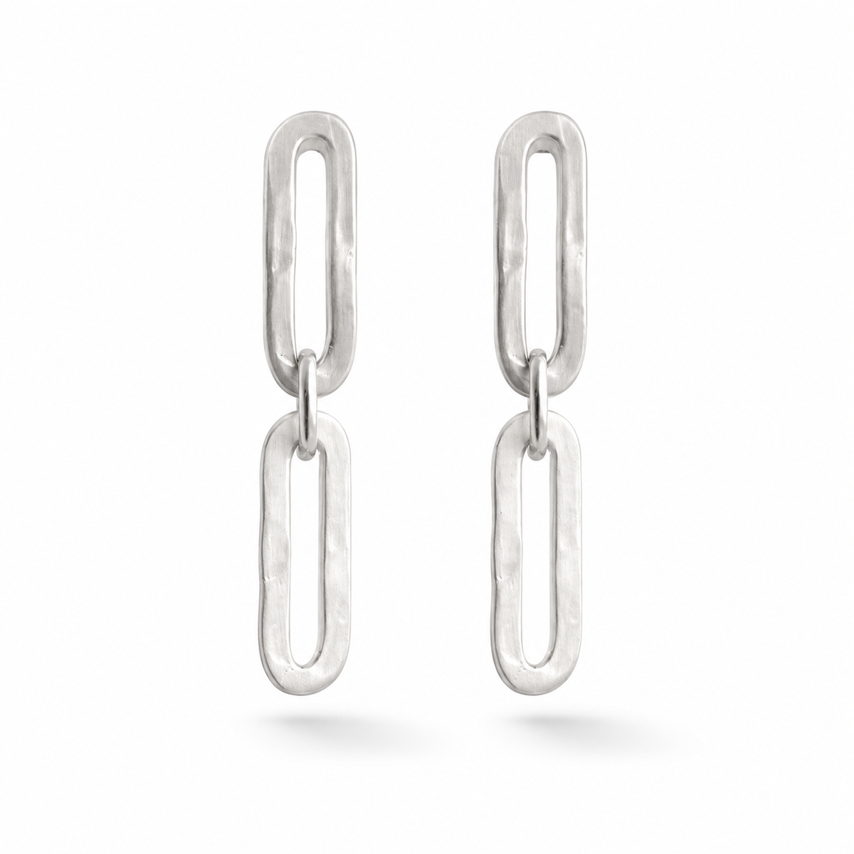 Rock & Soul Double Earrings - Silver