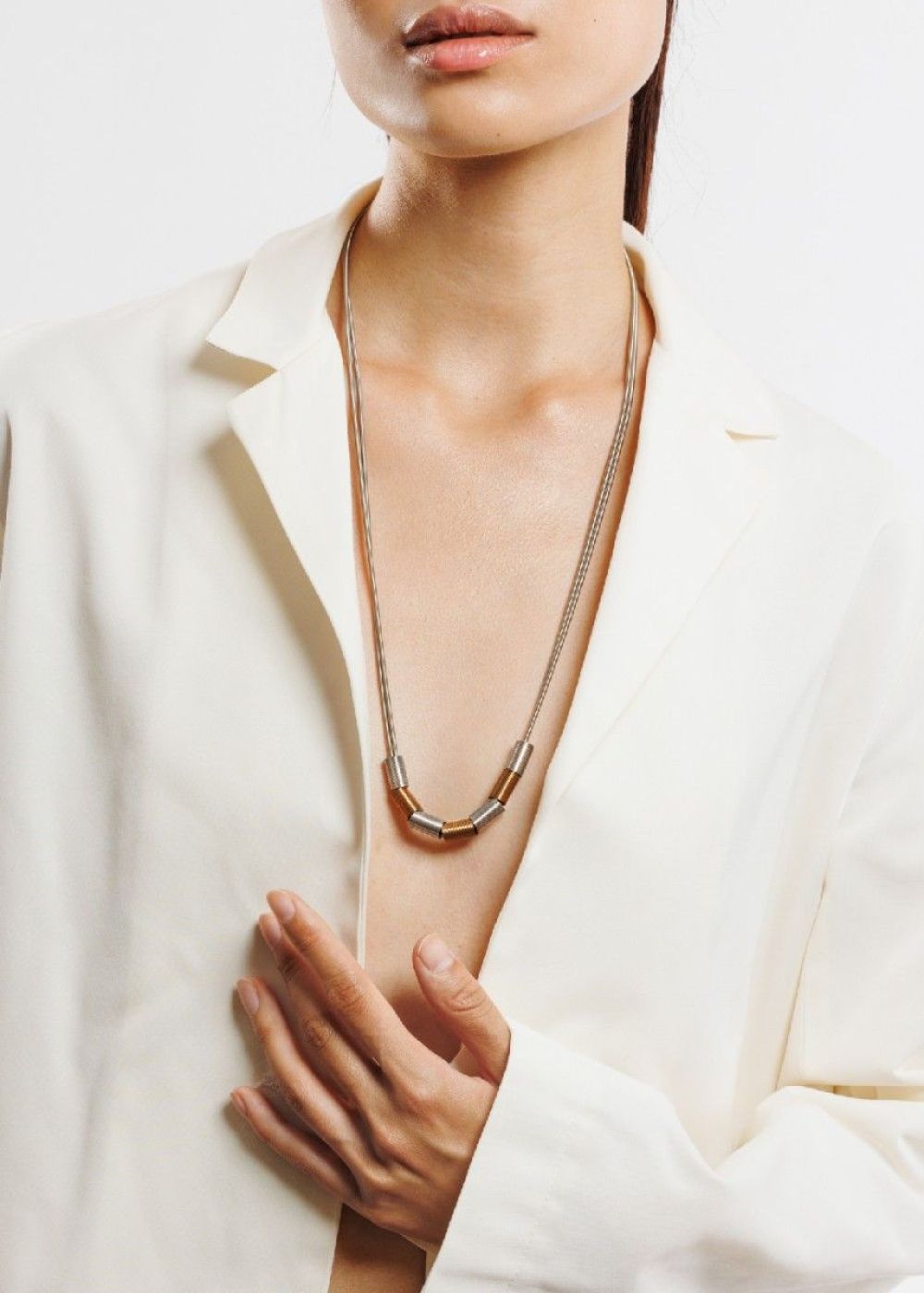 La Mollla  Cut Bronze Pendant