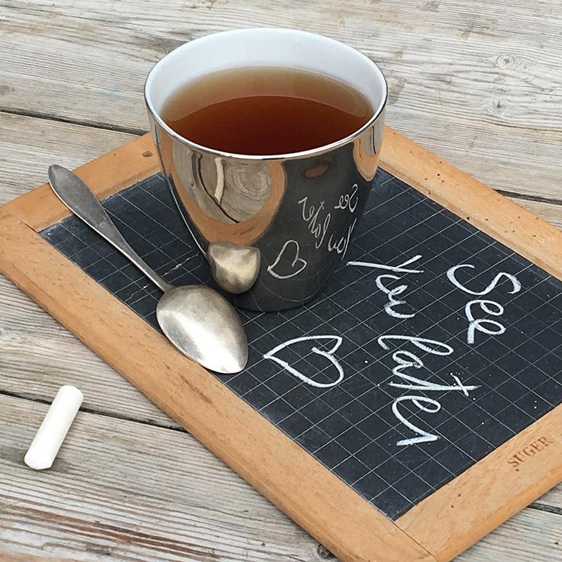 Platinum Glazed - Coffee Cup