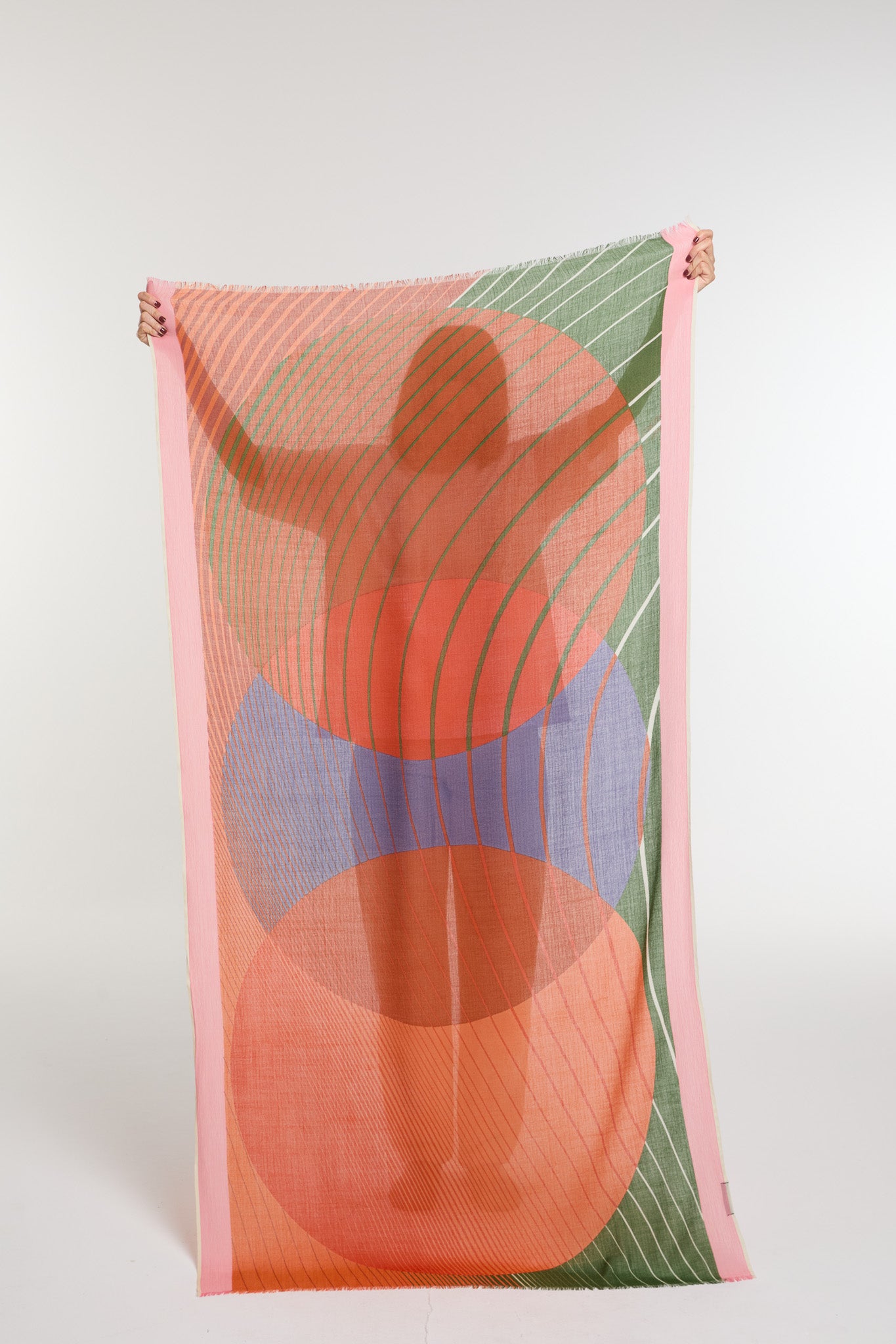 Orange Astre Scarf