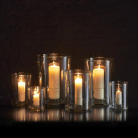 Hurricane Vase Large - Clear