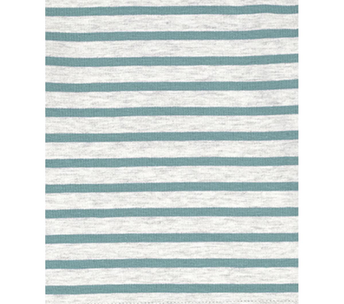 White and mint green organic cotton close up of material