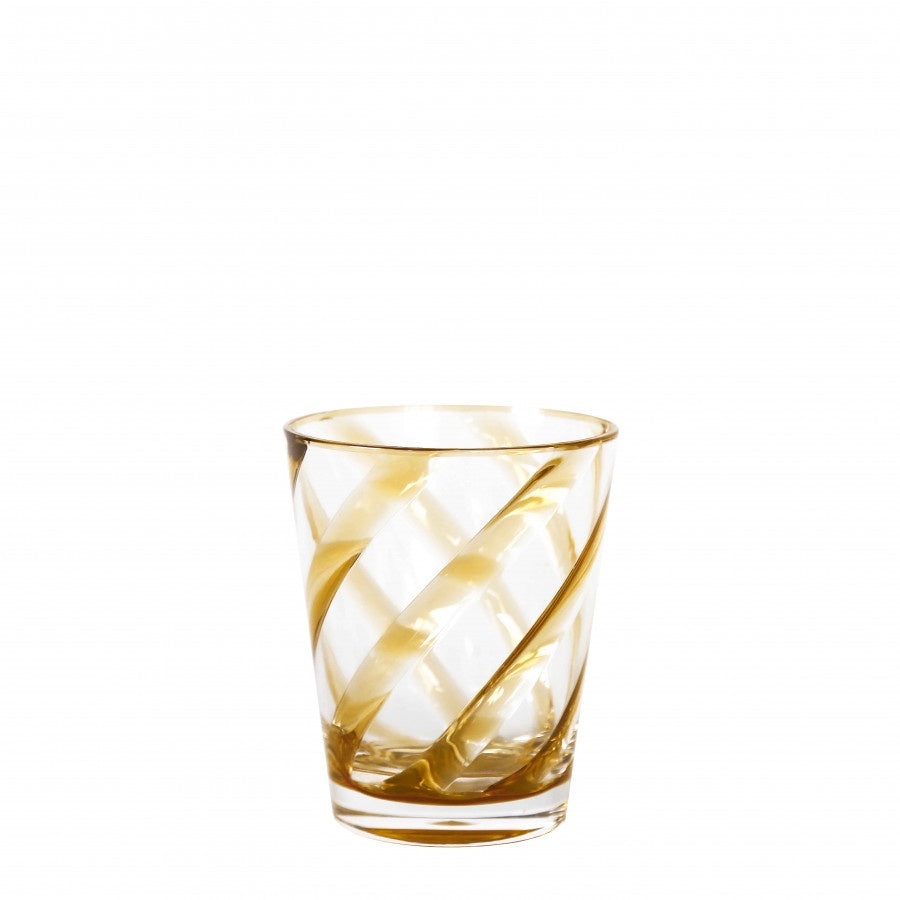 Fiorira Resin Tumbler Mustard Swirl