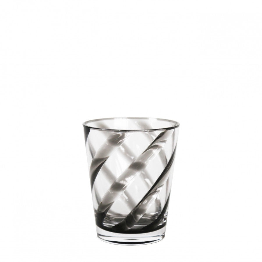 Resin Tumbler - Black Swirl