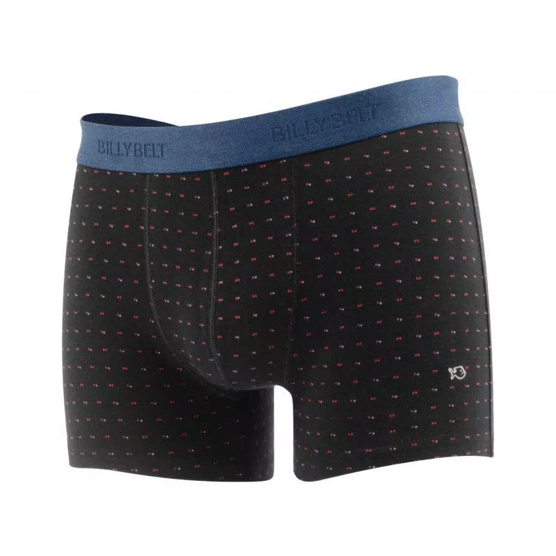 Organic Cotton Boxer Brief in Black Dot Bello Traders