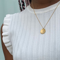Moon Pendant Gold