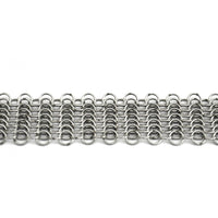 Collection B Fine Mesh Earrings Silver