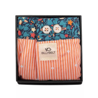 Cotton Boxer Shorts in Pinky Stripes