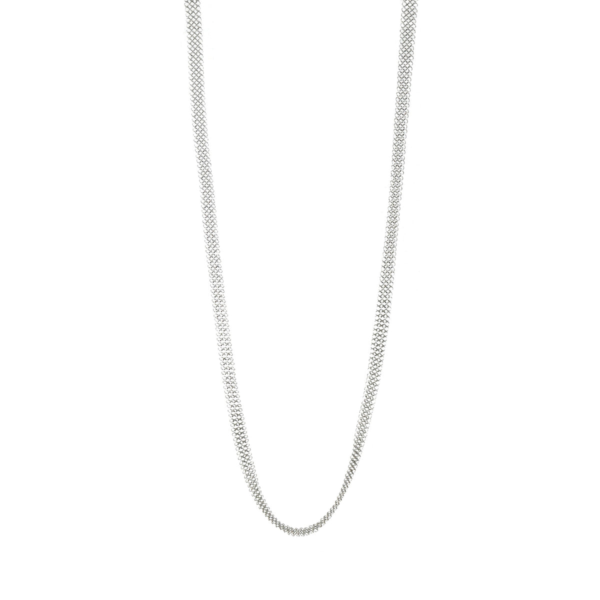 Les Basiques Fine Chainmail Necklaces - Silver