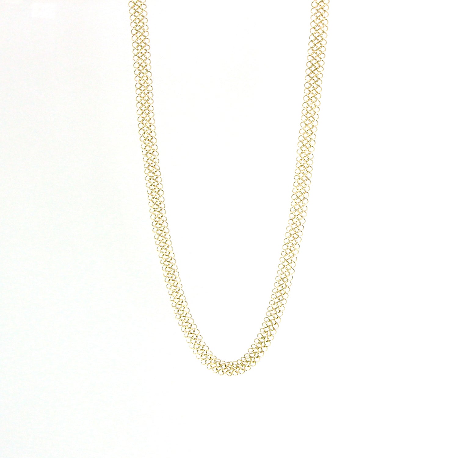 Les Basiques Fine Chainmail Necklaces - Gold