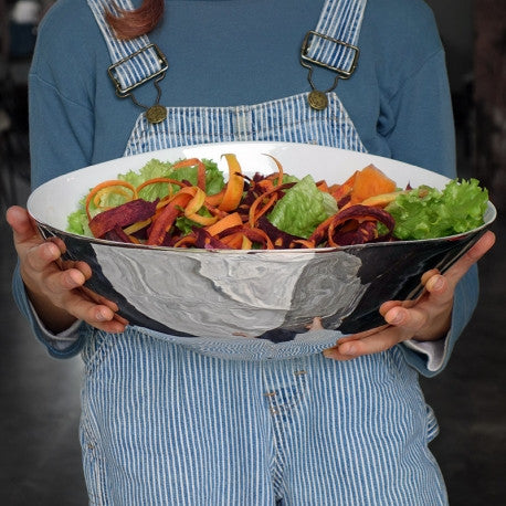 Platinum Wide Salad Bowl