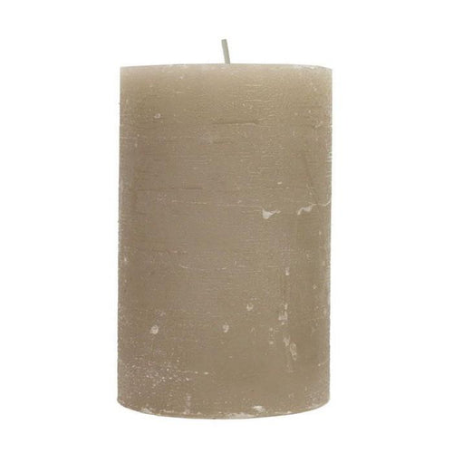 Beige candle unscented 
