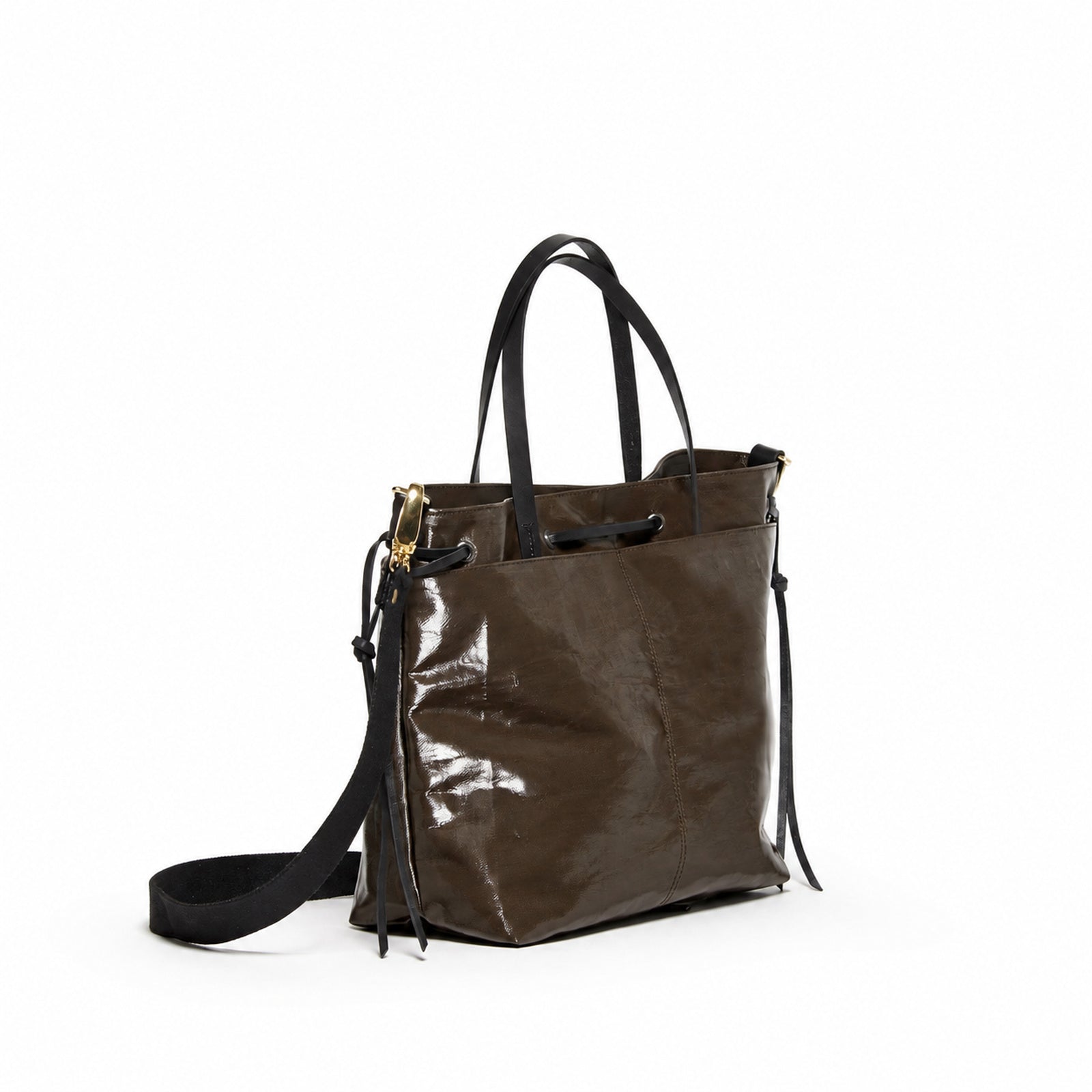 Emy Linen Tote Bag - Chestnut