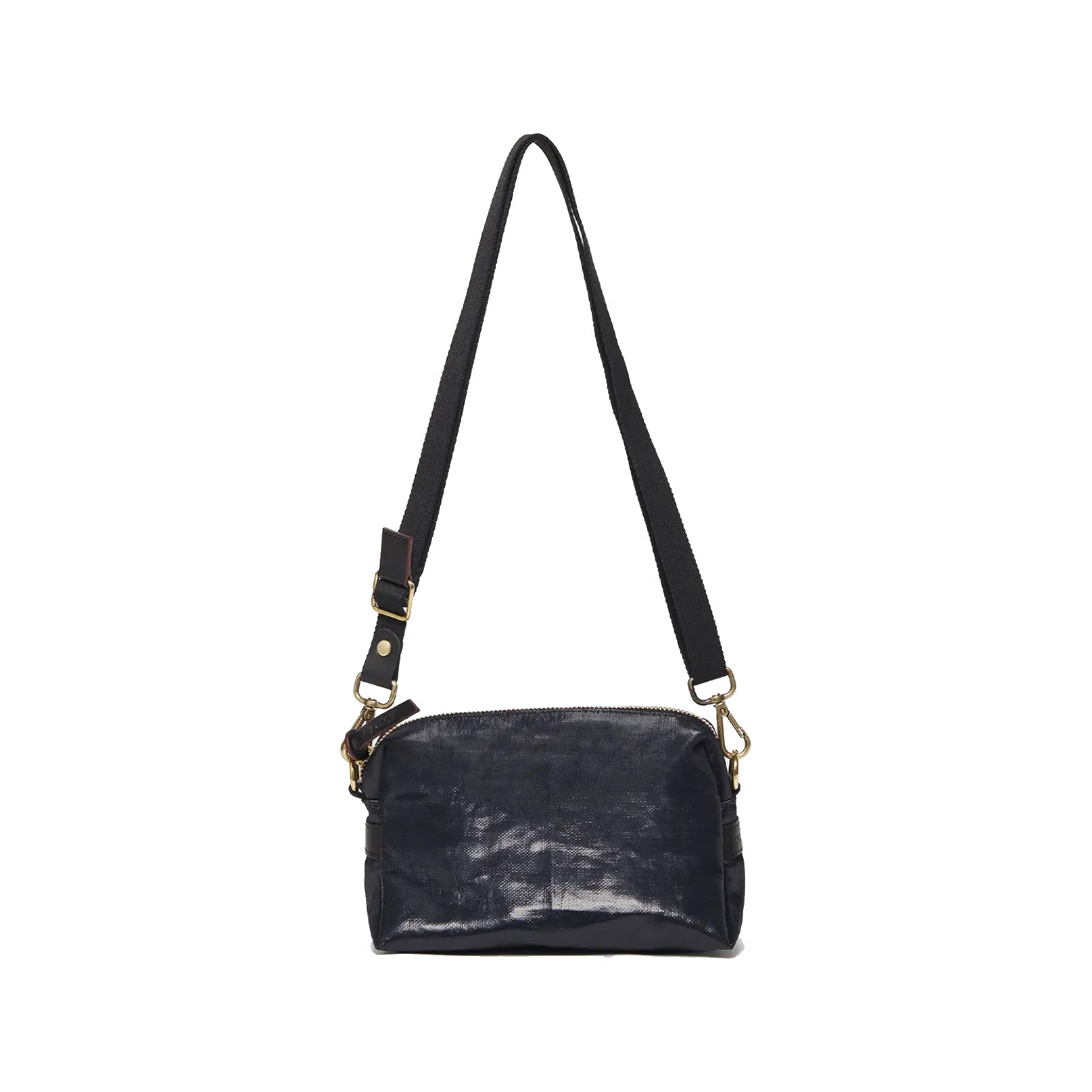 Mini Linen Shoulder Bag - Deep Navy
