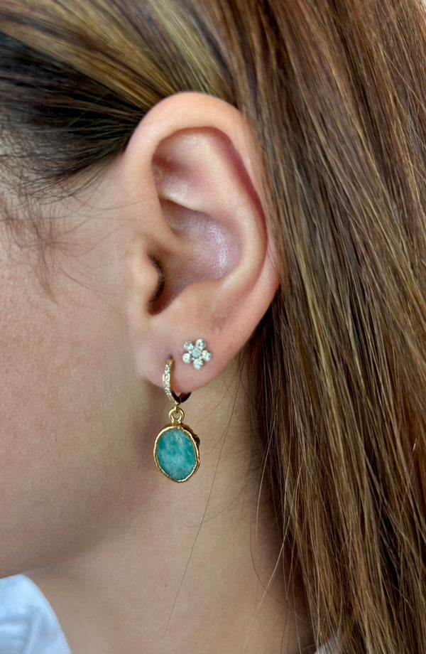 Kara Earrings Amazonite