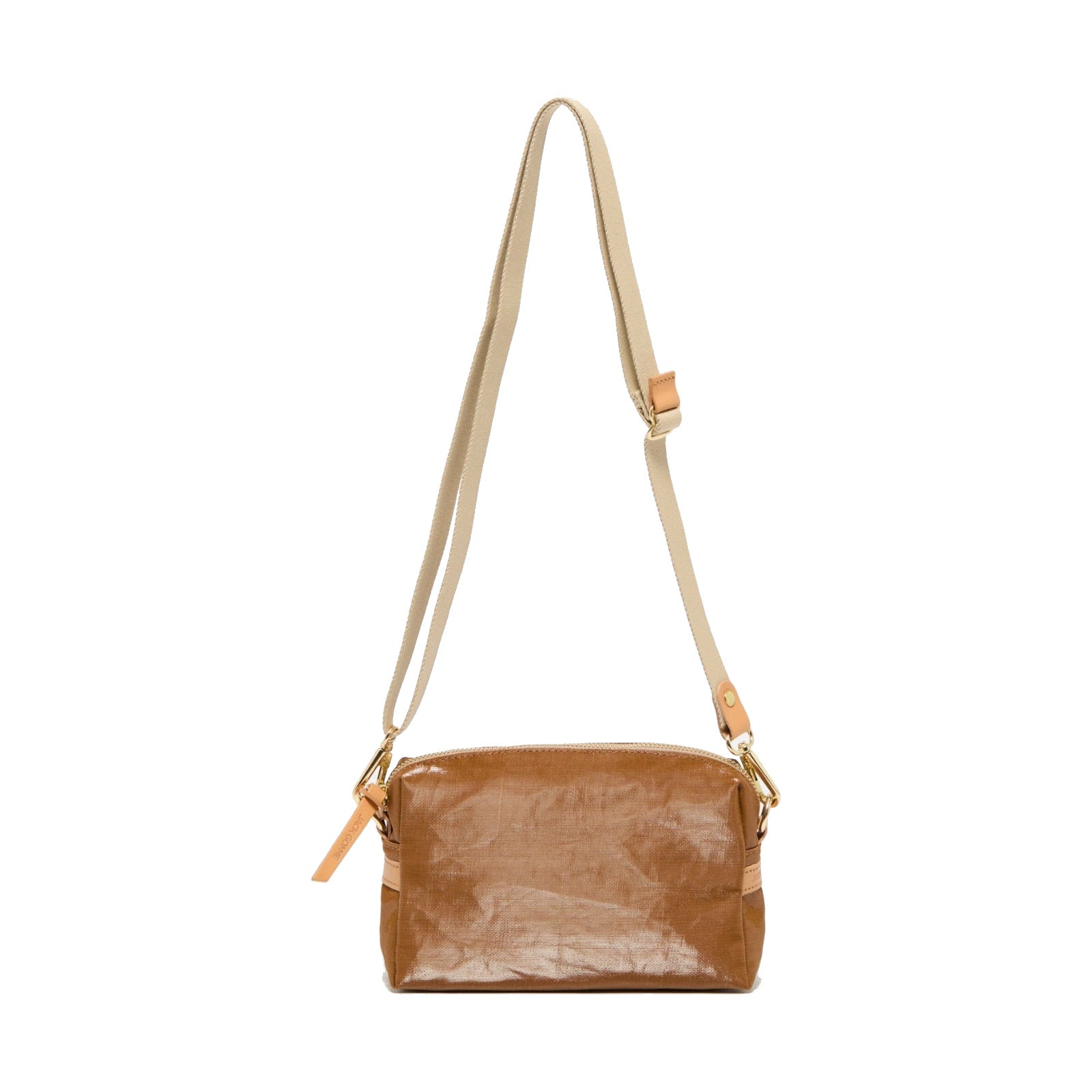 Mini Linen Shoulder Bag - Havana