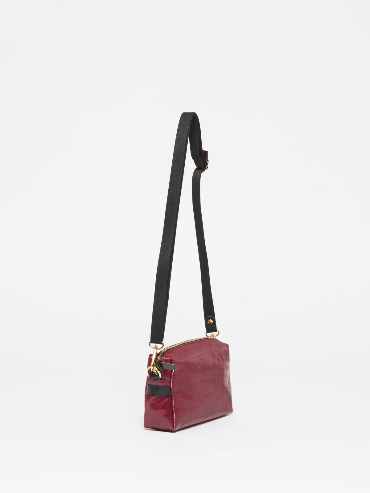 Mini Linen Shoulder Bag Cherry