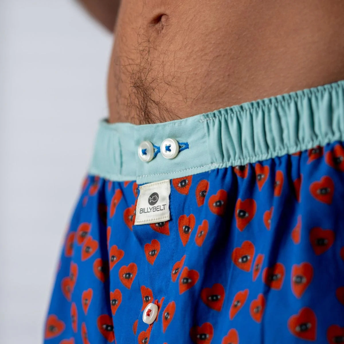 Men's Cotton Boxer Shorts - Pink Lady