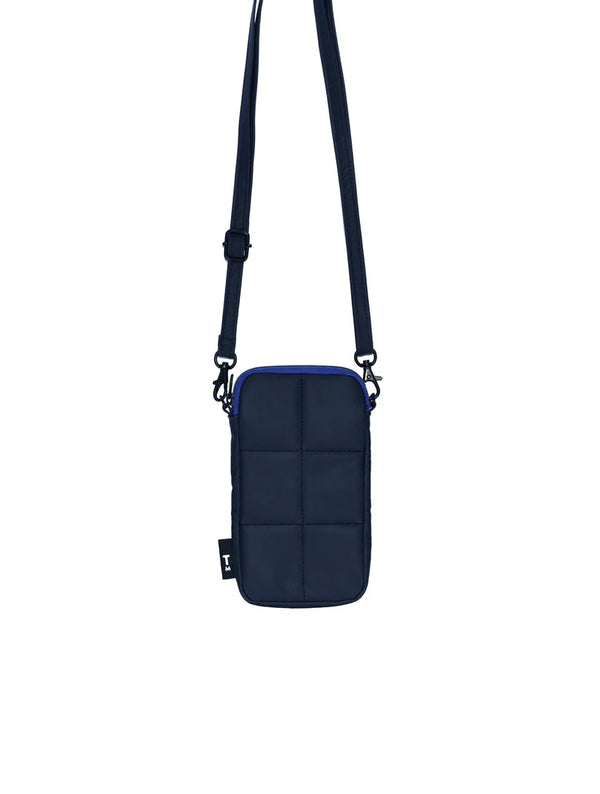 Luce Puffy Phone Pouch - Night Blue