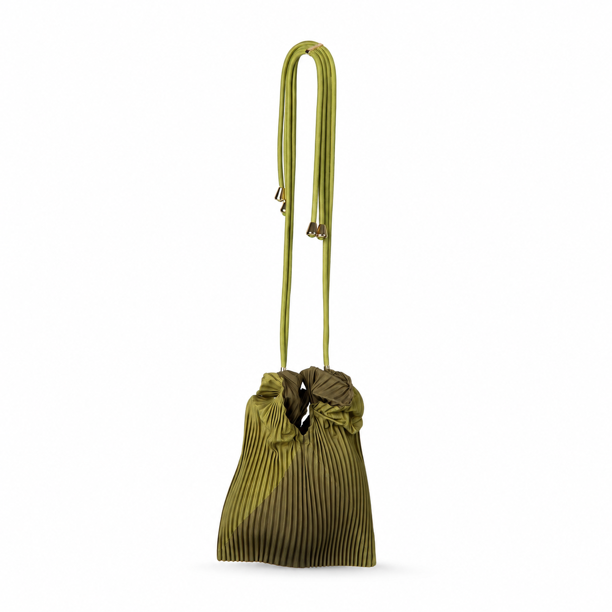 Woodbine Pleated Pouch Bag