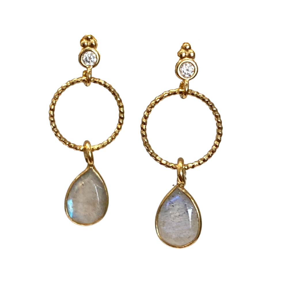 Boheme Earrings - Labradorite