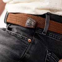 Woven Belt Camel Brown