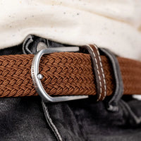 Woven Belt Camel Brown