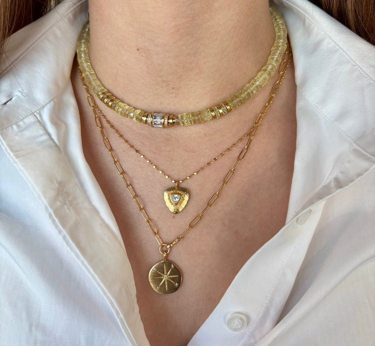 Elon Choker Lemon Quartz