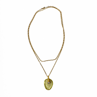 Axel Multi Position Lemon Quartz Necklace