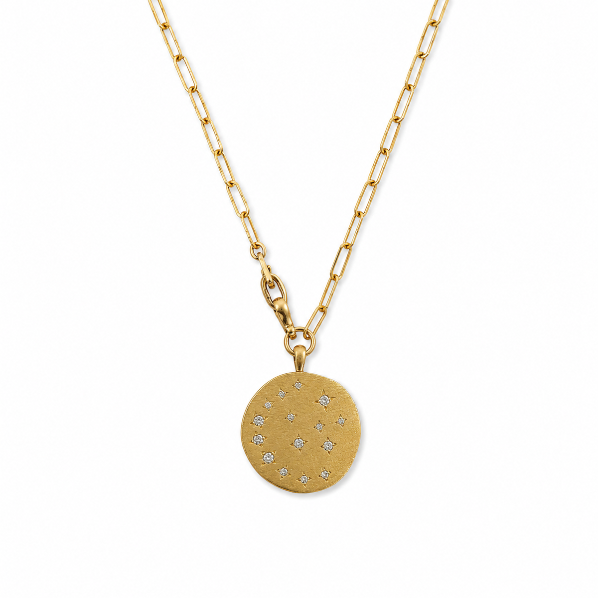 Falcon Multiposition Moonlight Short Medallion Necklace/Bracelet