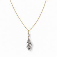 Charlize Pendant - Gold and Silver