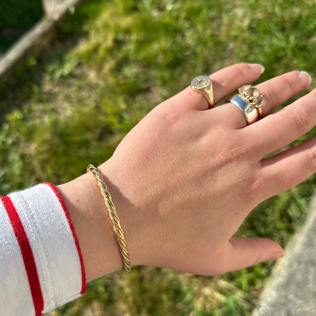 Hanka Twist Bracelet - Gold