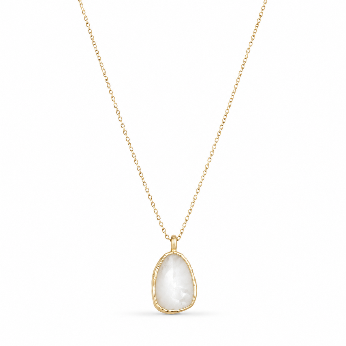 Kara Pendant 50 White Agate